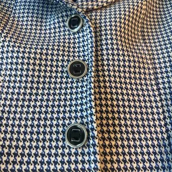 Tahari ASL Black and White Houndstooth Blazer - Picture 9 of 9